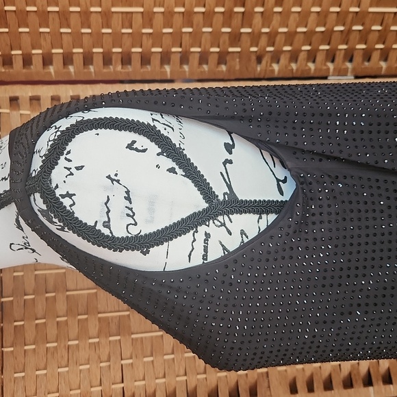 Whitehouse Black Market, Elegant, Formal, Little Black Dress, with Studed Detail - Picture 3 of 11